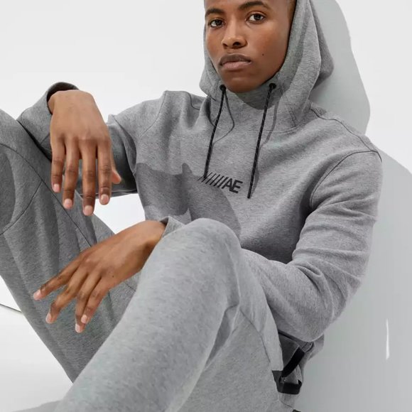 AE Active 24/7 Hoodie Heather Gray - Picture 5 of 10